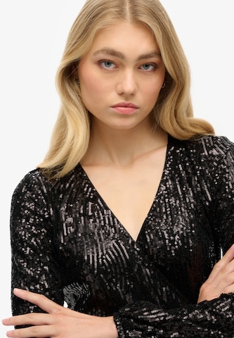 Superdry Jurk in Zwart: voorkant