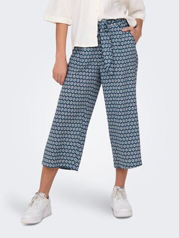 ONLY Wide Leg Hose 'WINNER' in Blau: Vorderseite