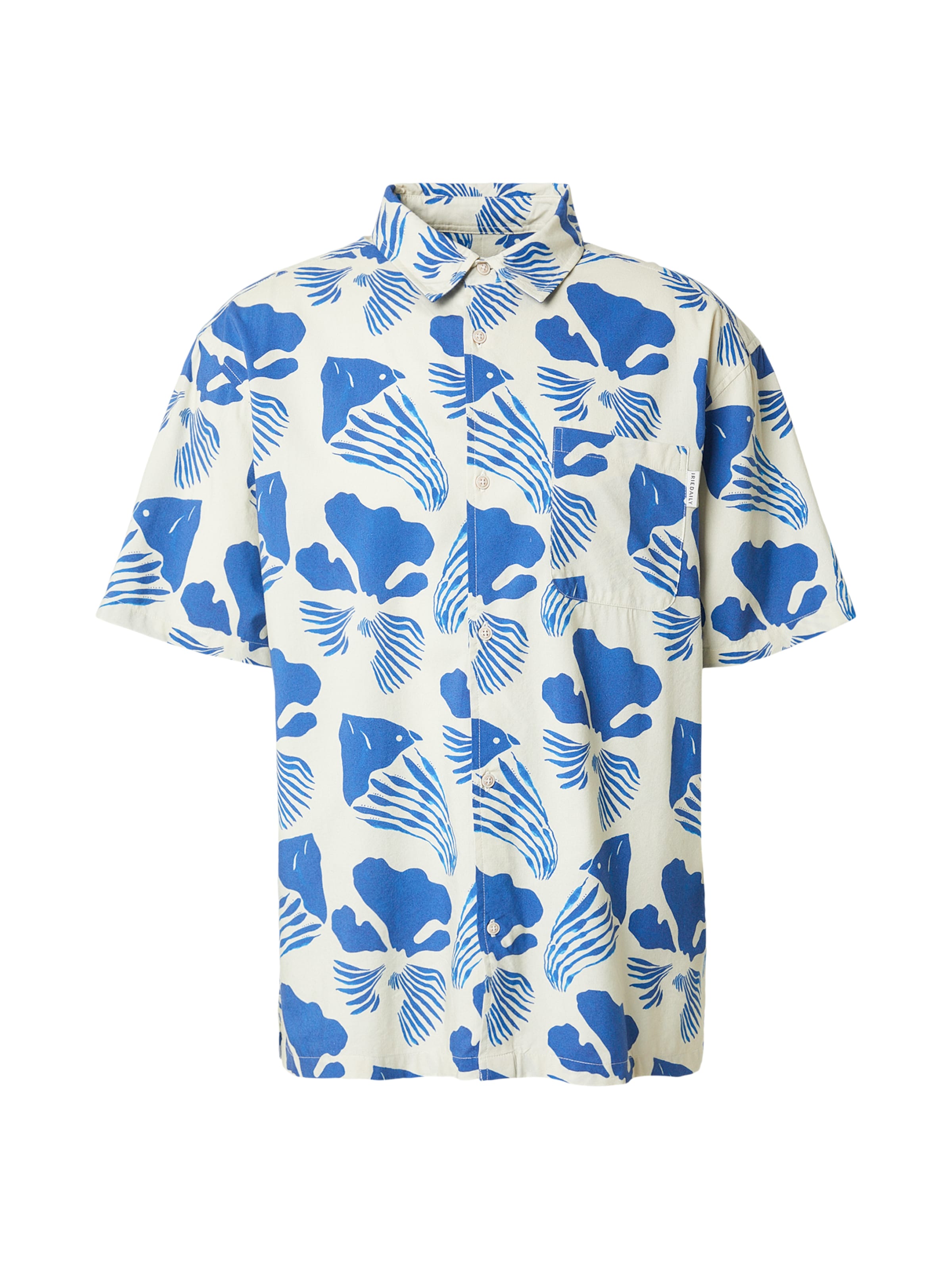 Iriedaily Comfort Fit Πουκάμισο 'Resorio' σε λευκό: μπροστά