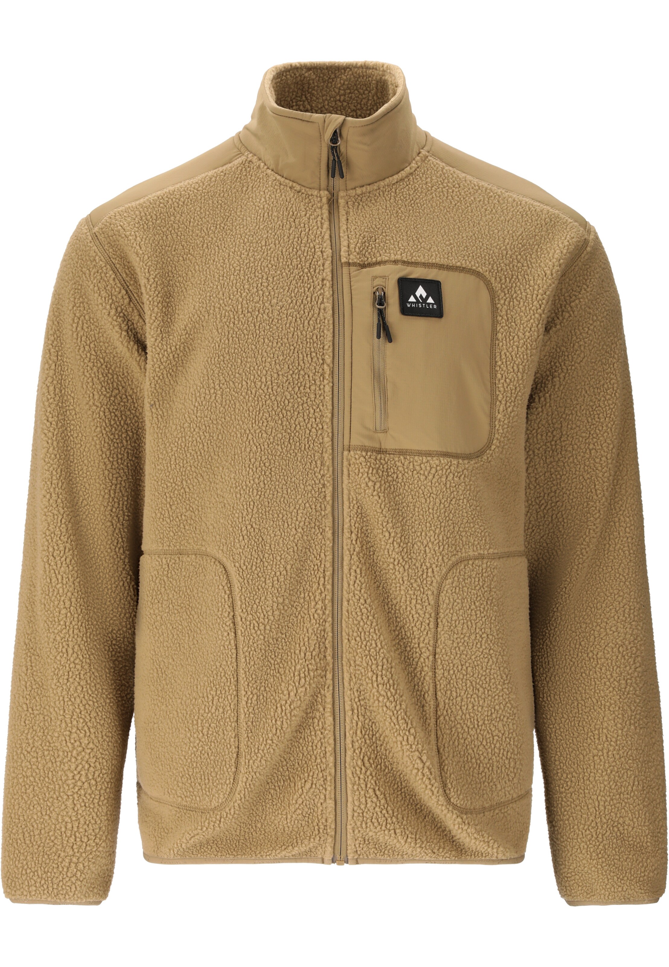 Whistler Athletic fleece jacket 'Felis' in Beige: front