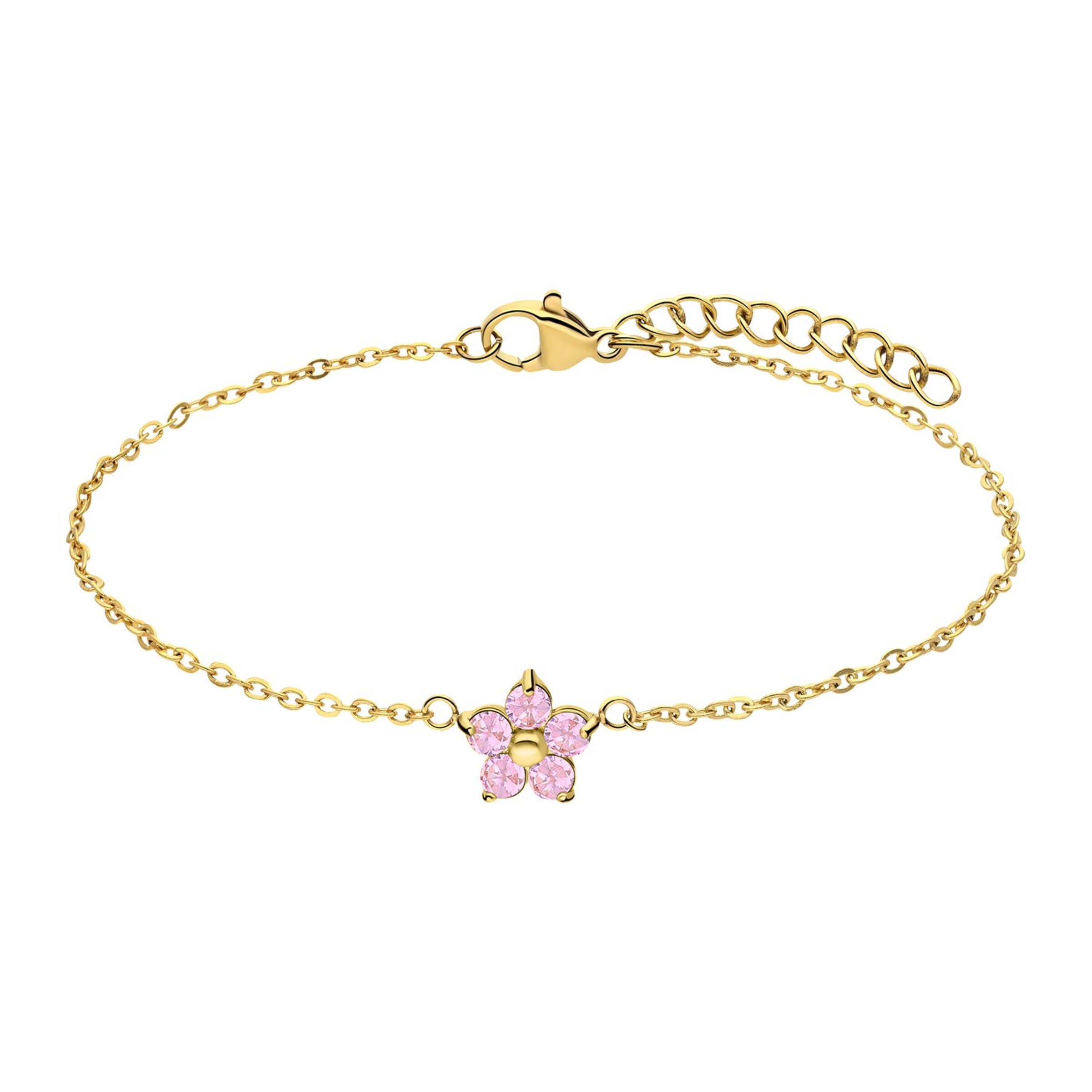 Lucardi Armband in Gold: Vorderseite