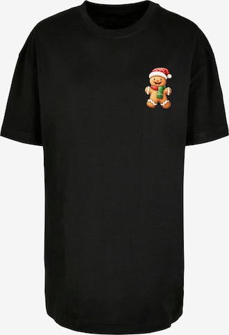 Merchcode T-Shirt 'Christmas Ginger' in Schwarz: Vorderseite