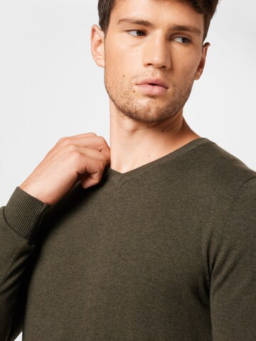 JACK & JONES Pullover 'JJEEmil' i grøn