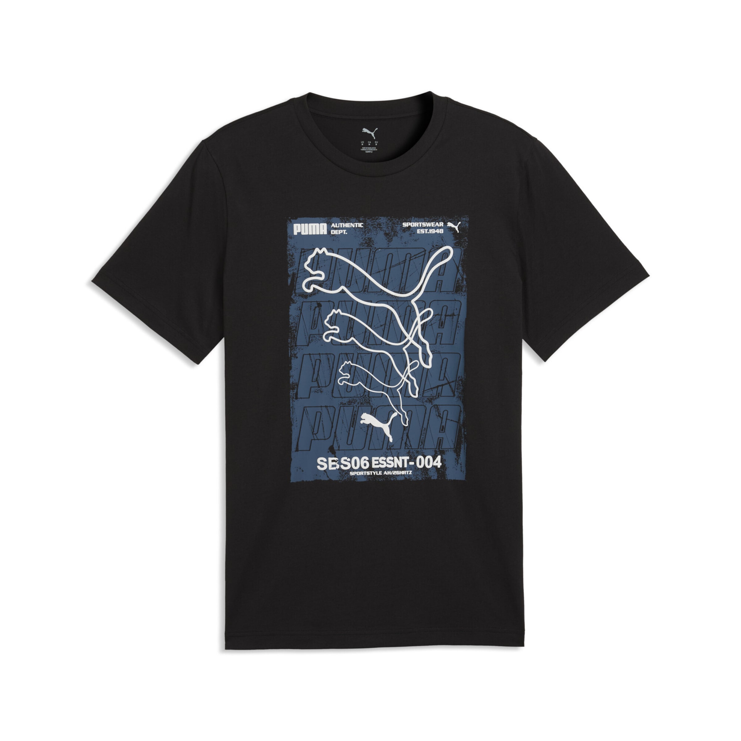 T-Shirt fonctionnel PUMA en noir : devant