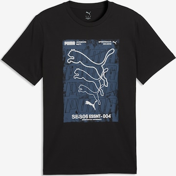 T-Shirt fonctionnel PUMA en noir : devant