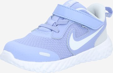 NIKE Athletic Shoes in Blue: front