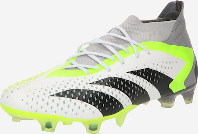 ADIDAS PERFORMANCE Soccer Cleats 'Predator Accuracy.1' in Smoke grey / Neon green / Black / White, Item view