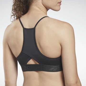 Reebok Bustier Sport-BH in Schwarz