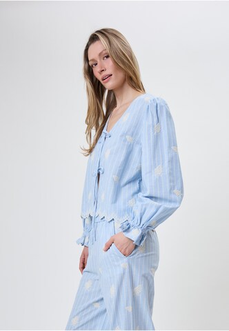 OH APRIL - Blusa 'Ninon' em azul