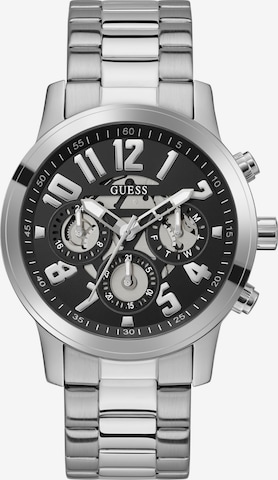 GUESS Uhr 'Parker' in Silber: Vorderseite