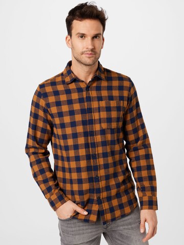 JACK & JONES Regular Fit Hemd 'CHESTER' in Orange: predná strana