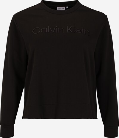 Bluză de molton Calvin Klein Curve pe negru, Vizualizare produs