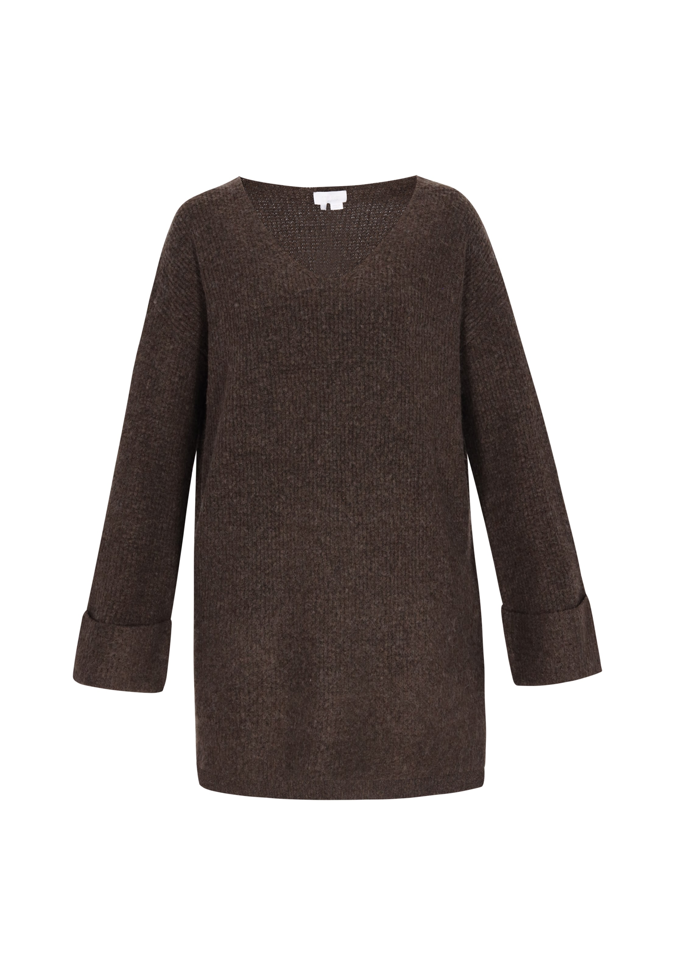 usha WHITE LABEL Sveter - Hnedá: predná strana