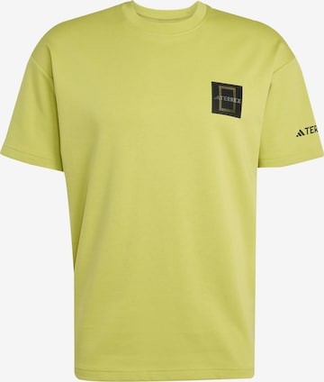 žalia ADIDAS TERREX Sportiniai marškinėliai 'National Geographic': priekis