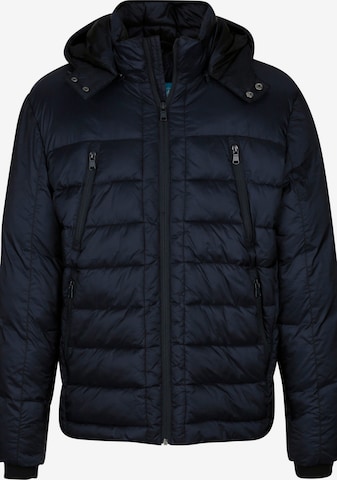 Boston Park Between-Season Jacket in Blue: front