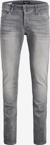 Coupe slim Jean 'Glenn' JACK & JONES en gris : devant