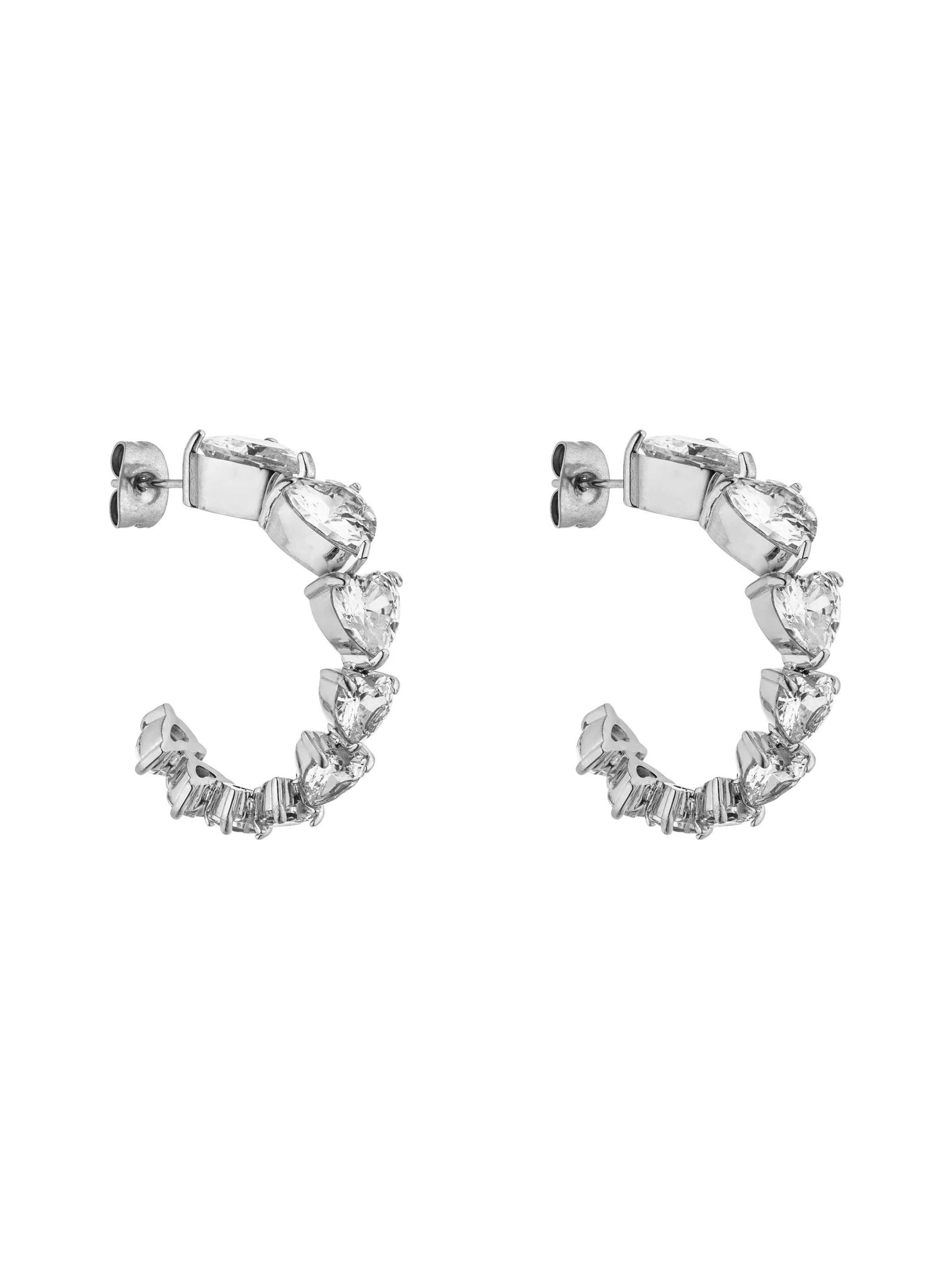 PURELEI Ohrringe 'Evermore' in Silber: Vorderseite