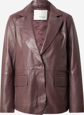 Maze Between-Season Jacket in Purple: front