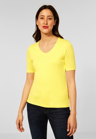 STREET ONE Shirt in Yellow: front