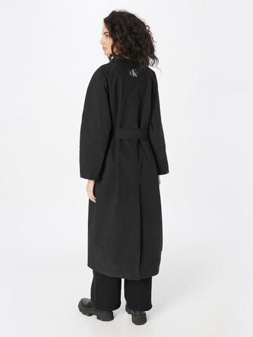 Calvin Klein Jeans Between-Seasons Coat in Black