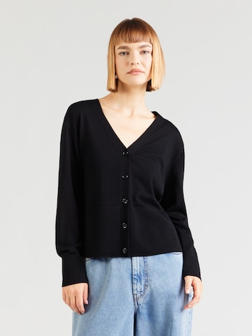 MM by Max Mara Knit cardigan 'CANDITI' in Black: front