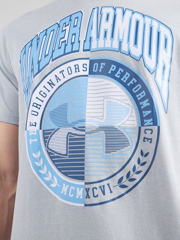 Tricou funcțional 'VARSITY CREST' de la UNDER ARMOUR pe gri