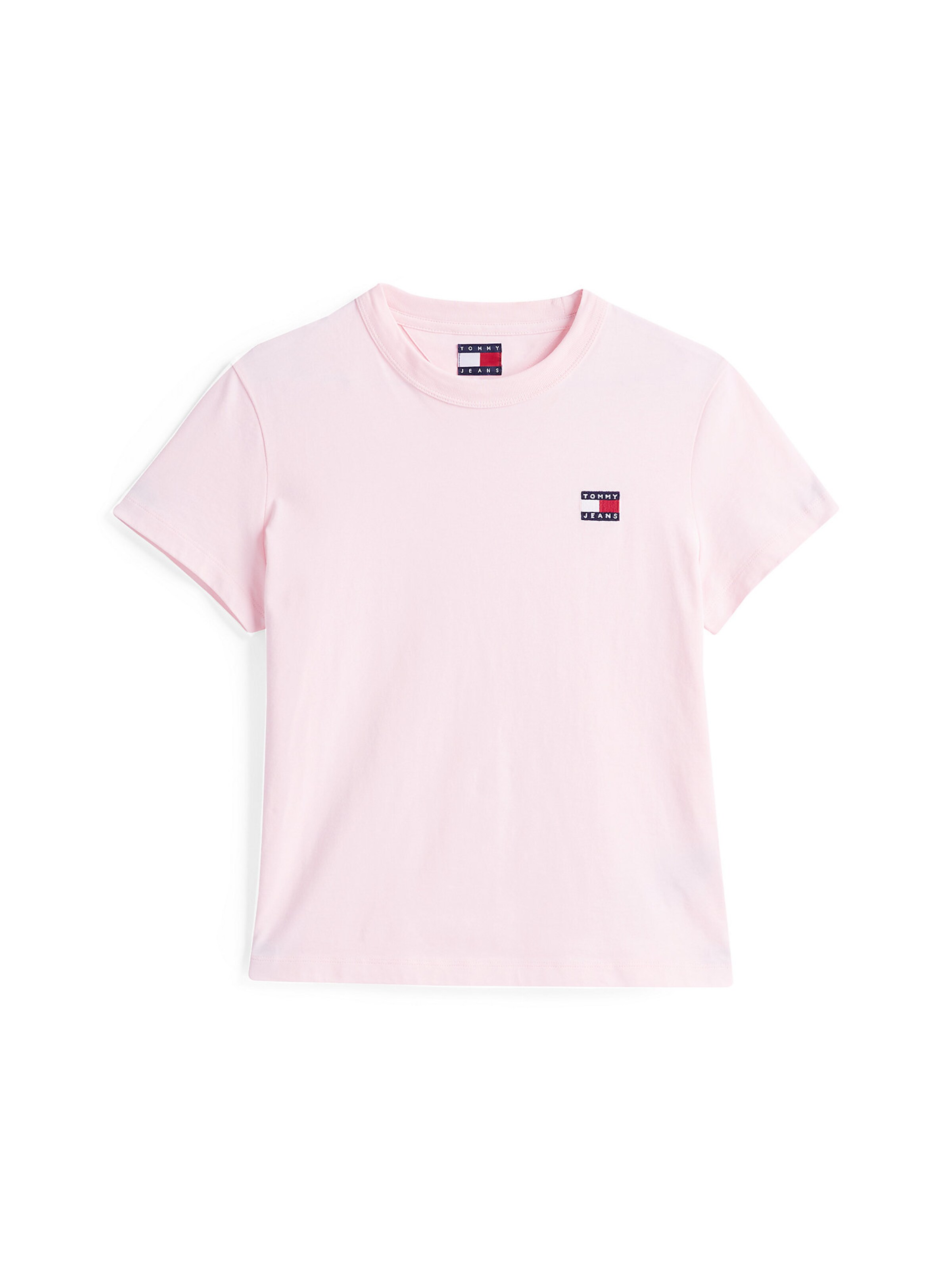 Tommy Jeans Shirt in Roze: voorkant