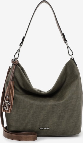 Borsa a spalla 'Elke' di Emily & Noah in verde: frontale