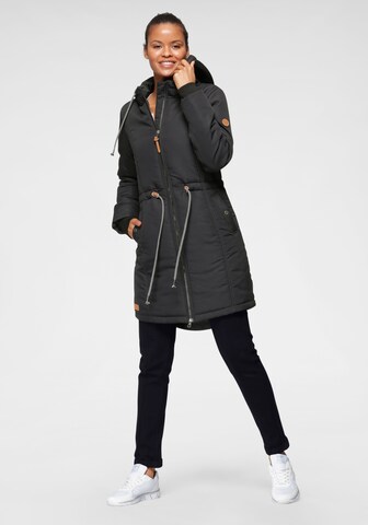 KangaROOS Parka in Schwarz