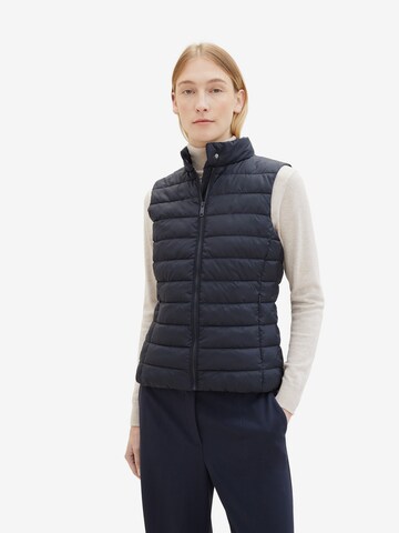 Gilet TOM TAILOR en bleu