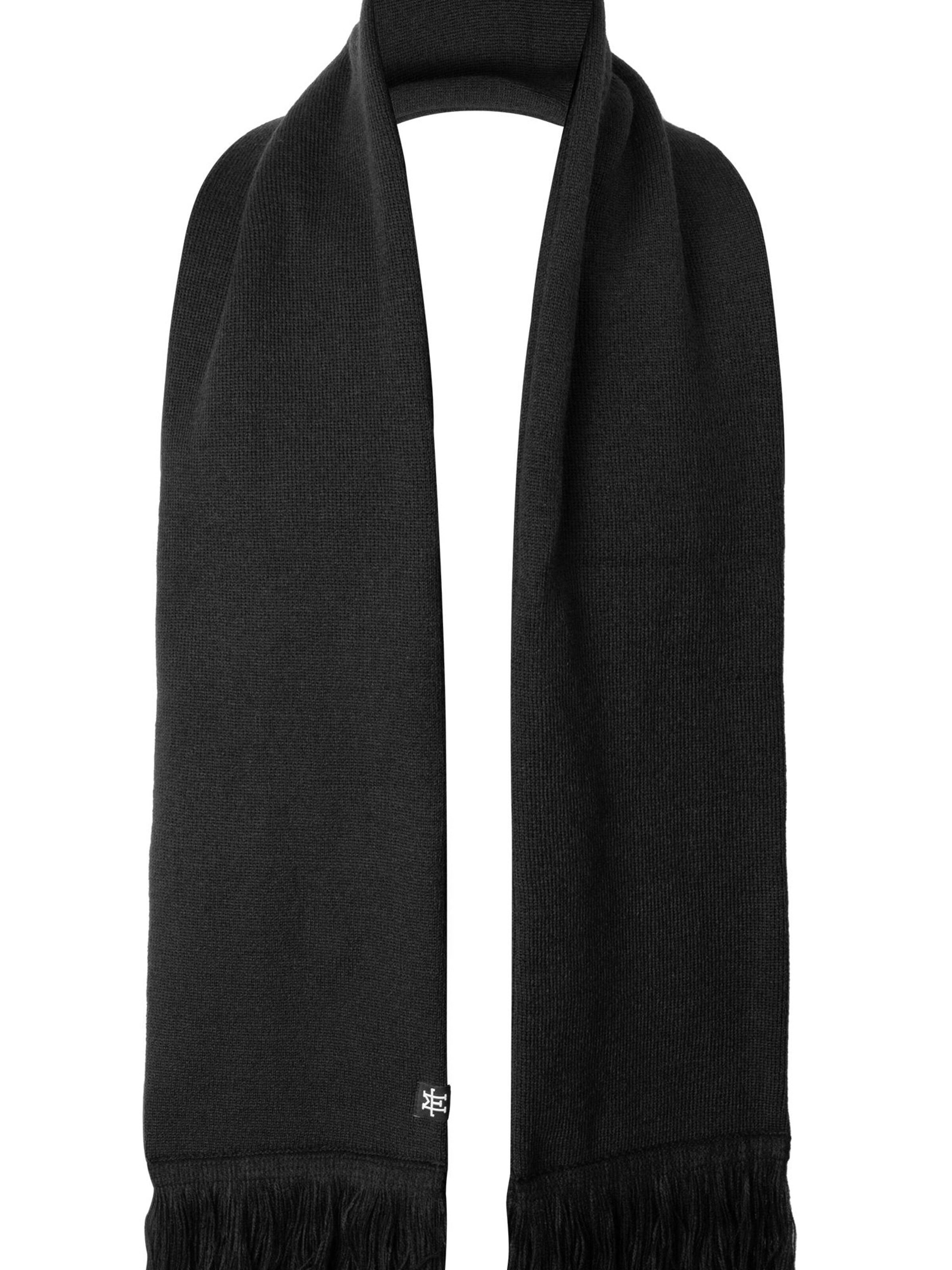 Manufaktur13 Scarf 'Fringe' in Black