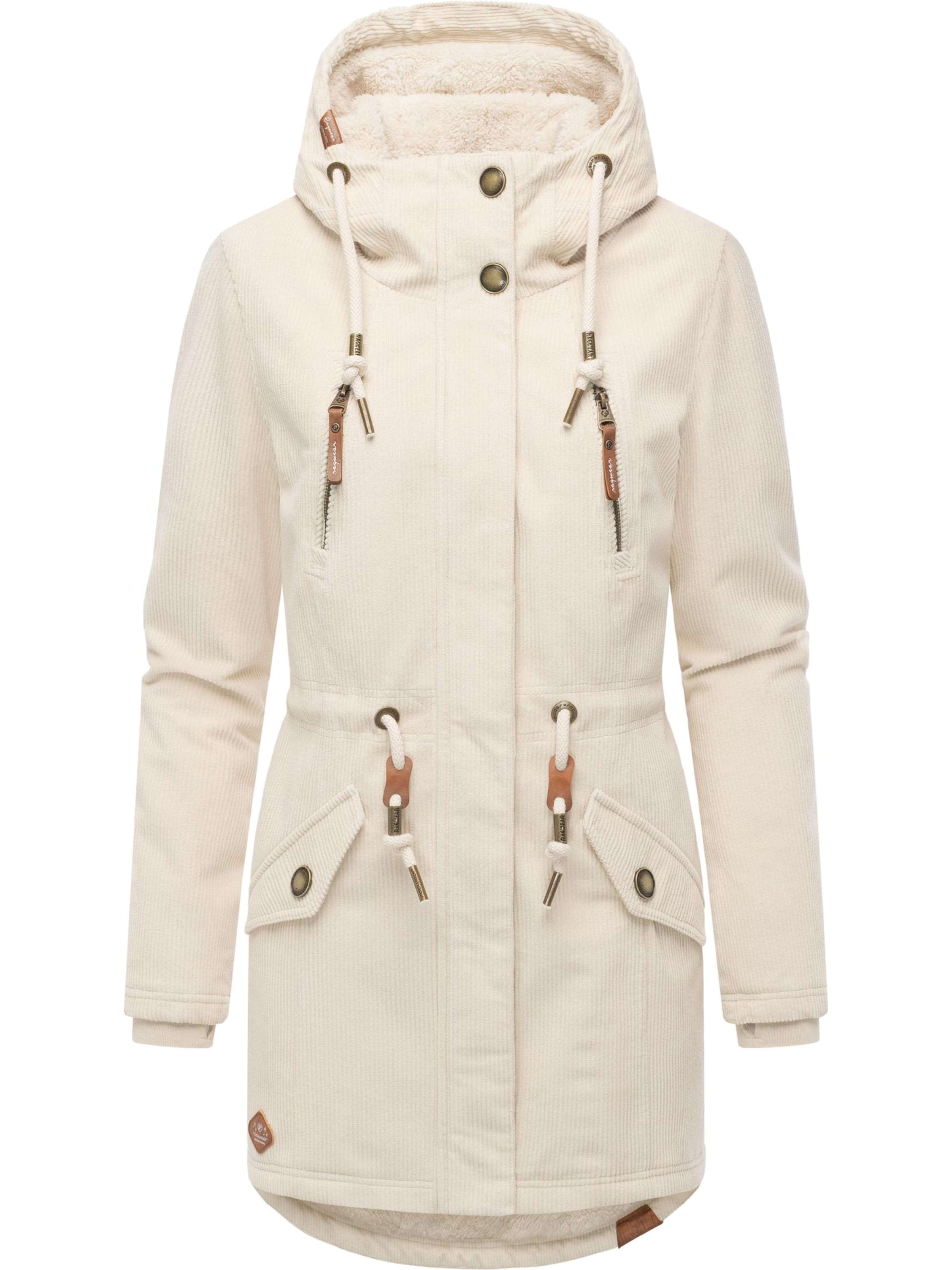 Ragwear Winter parka 'Ellsie Cordy' in Beige: front