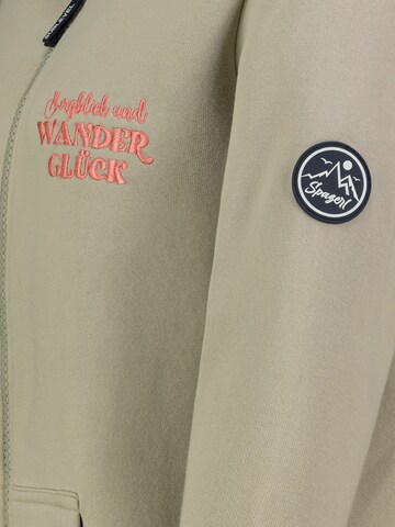 Sublevel Zip-Up Hoodie in Green