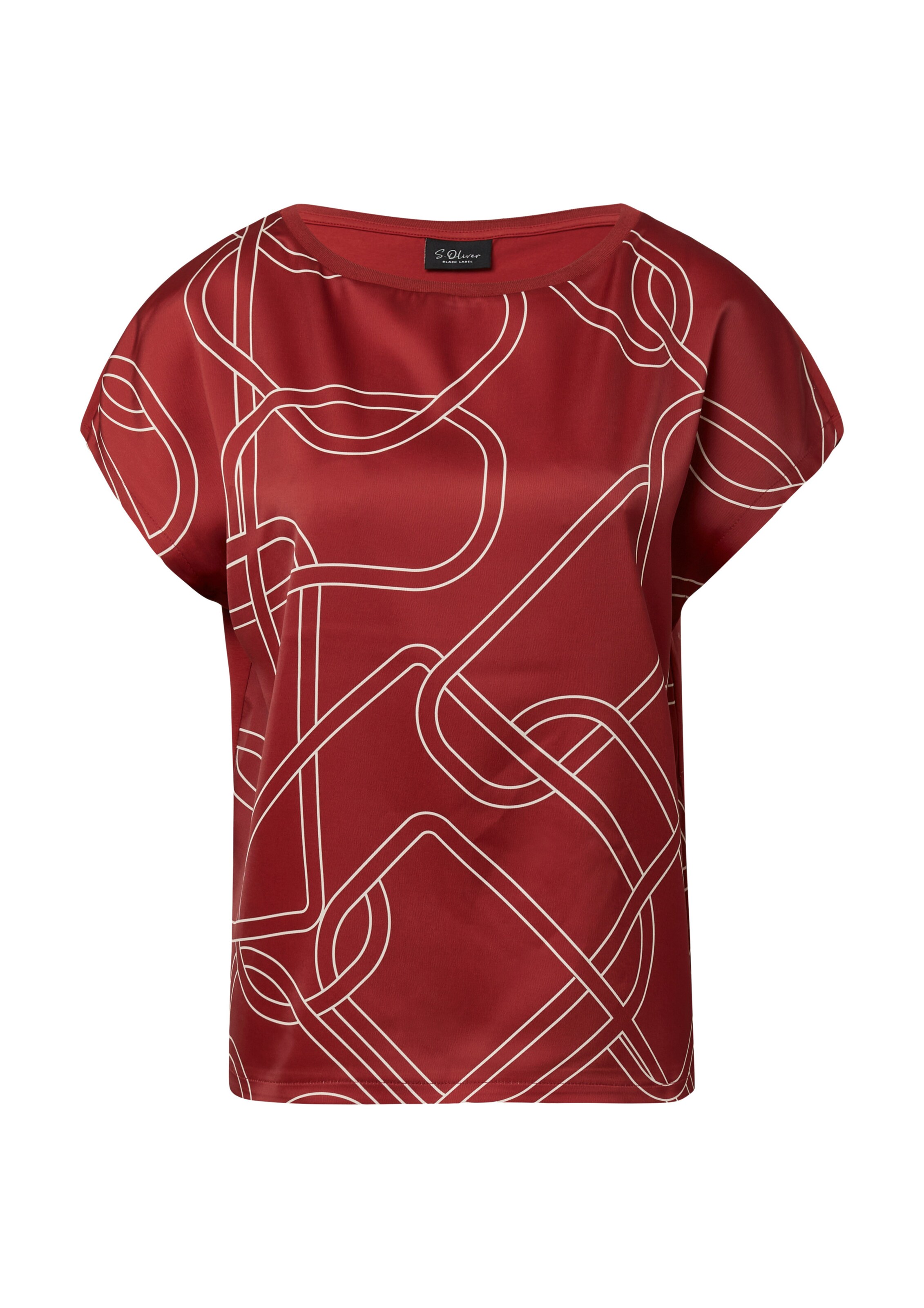 s.Oliver BLACK LABEL Shirt in Red: front