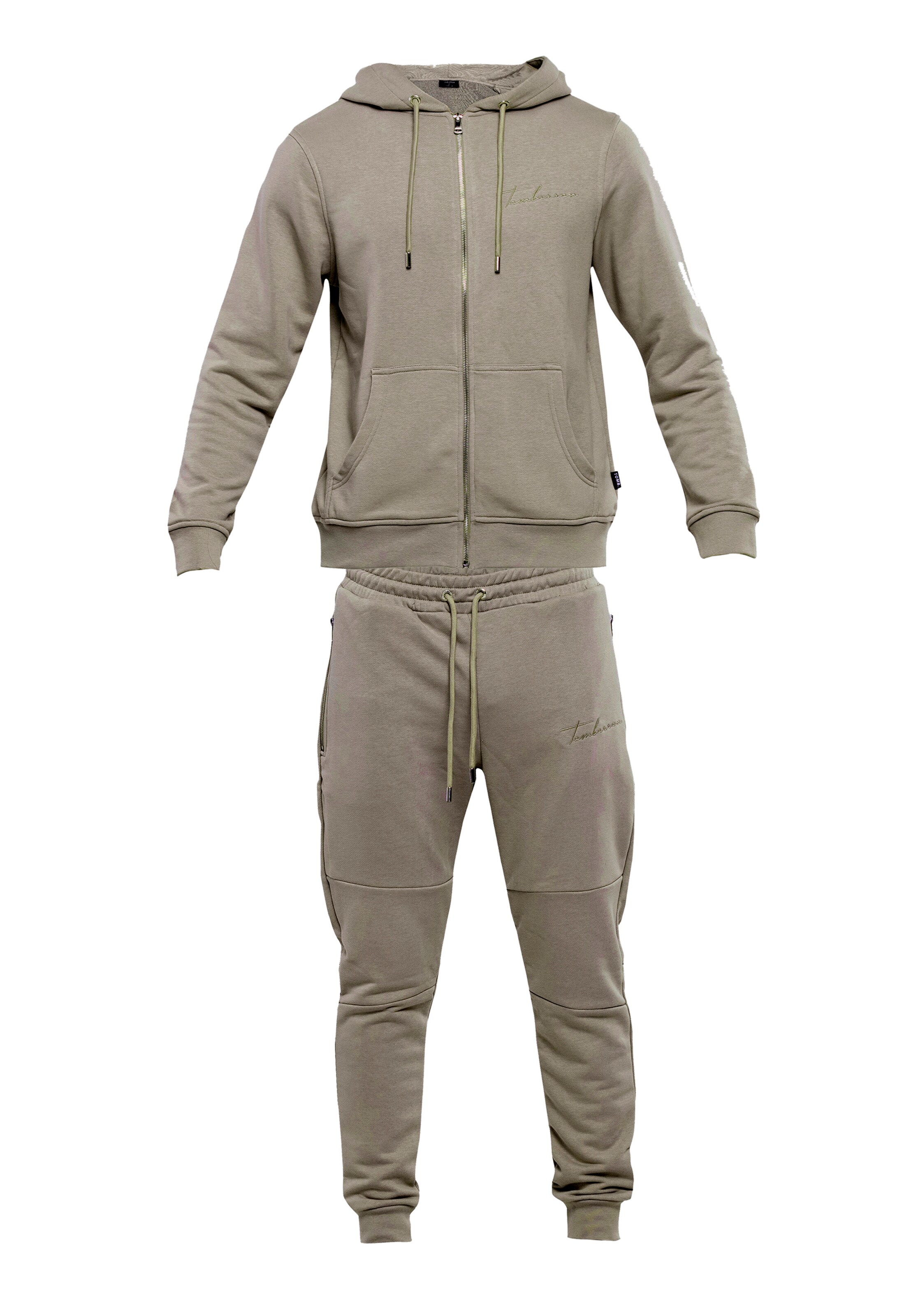 Tom Barron Trainingspak in Groen: voorkant