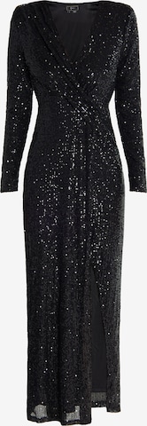 faina - Vestido de festa em preto: frente