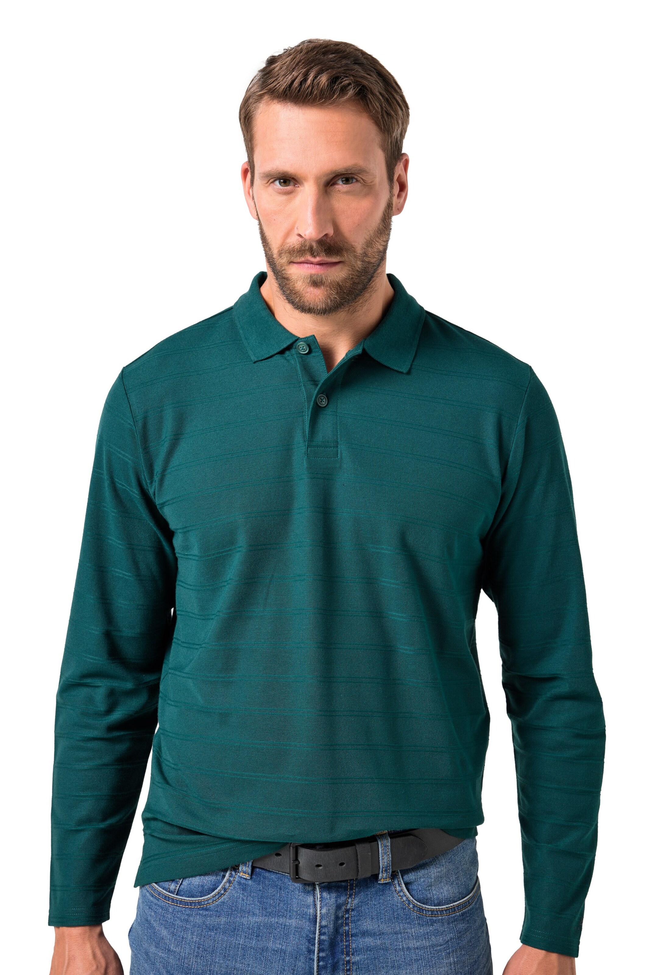 JP1880 Shirt in Groen: voorkant
