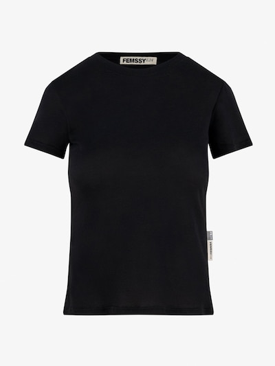 FEMSSY Shirt 'PURE'‌‌‌‌‌ in schwarz, Produktansicht