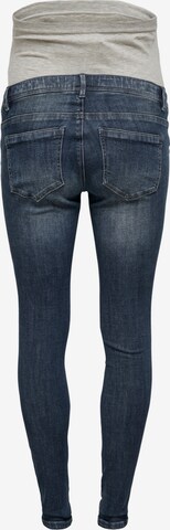 Only Maternity Skinny Jeans 'Mauw' in Blue