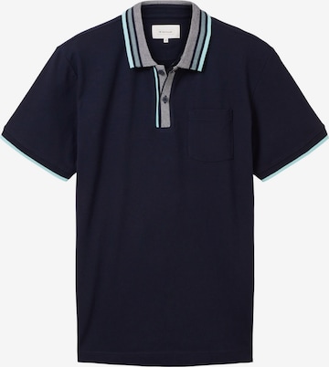 TOM TAILOR Shirt in Blue: front