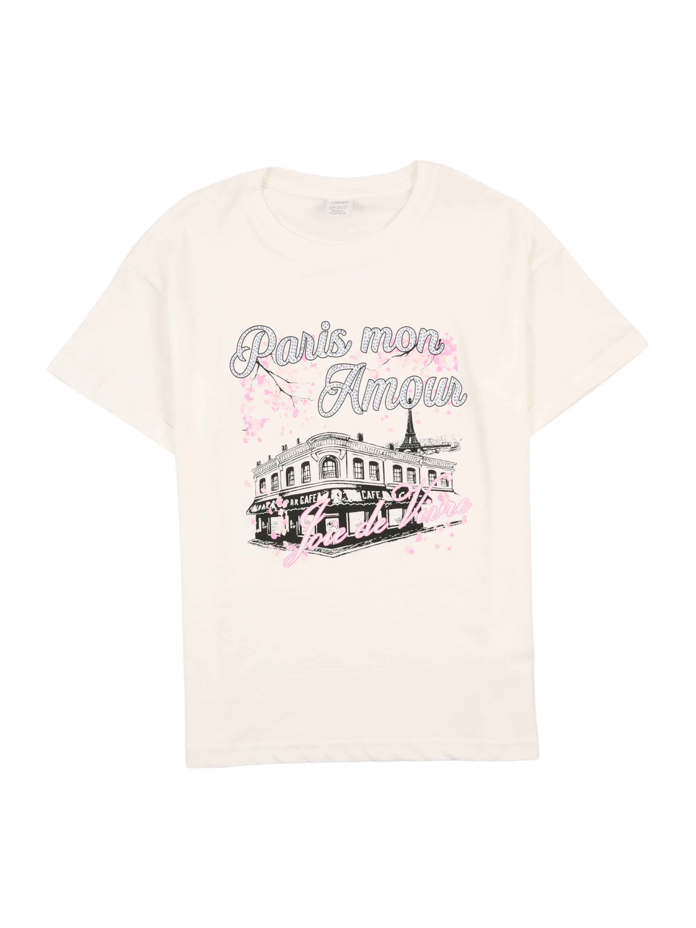 T-Shirt Lindex en blanc : devant