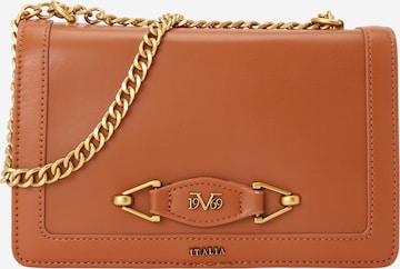 Borsa a tracolla di 19V69 ITALIA in marrone: frontale