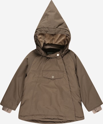 MINI A TURE Winter jacket 'Wang' in Grey: front