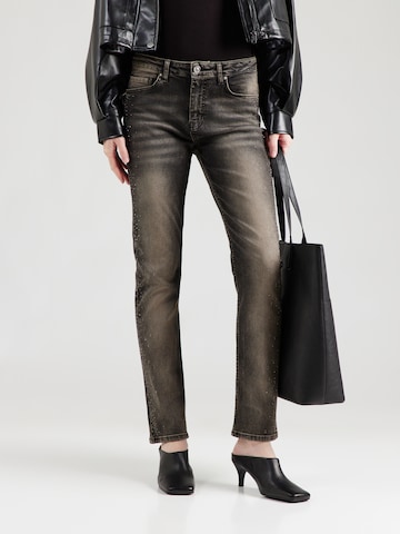 monari Regular Jeans in Black: front