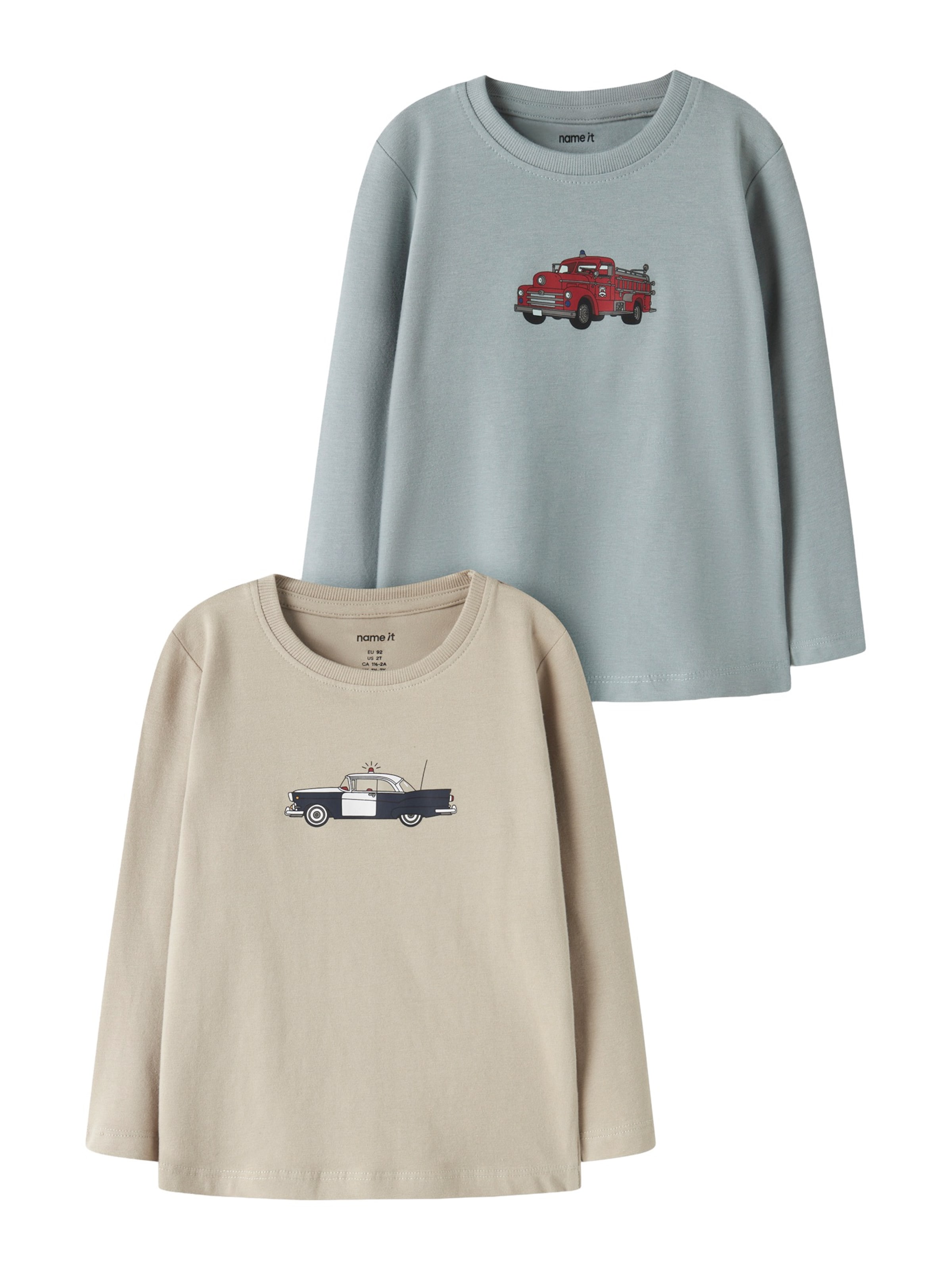 Tricou 'NMMRESEQ' de la NAME IT pe bej: față