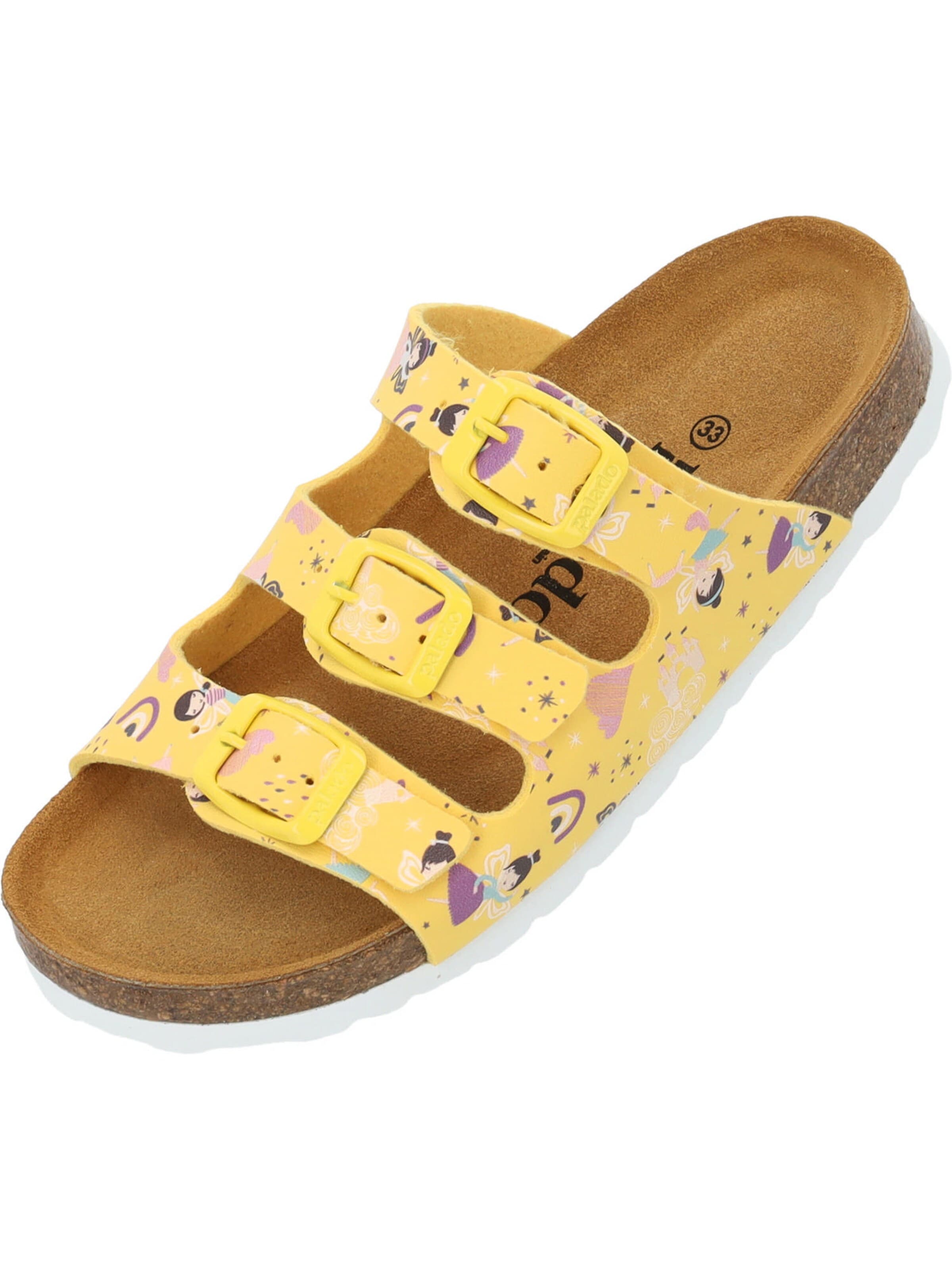 Palado Sandale 'Palado Kids Capri G Print'‌‌‌‌‌‌‌ in Gelb: Vorderseite