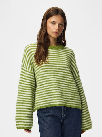 PIECES Pullover 'ADA' i grøn