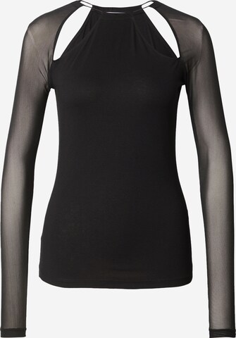 RÆRE by Lorena Rae - Camiseta 'Inola' en negro: frente