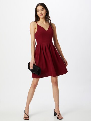 Skirt & Stiletto Cocktail Dress in Red