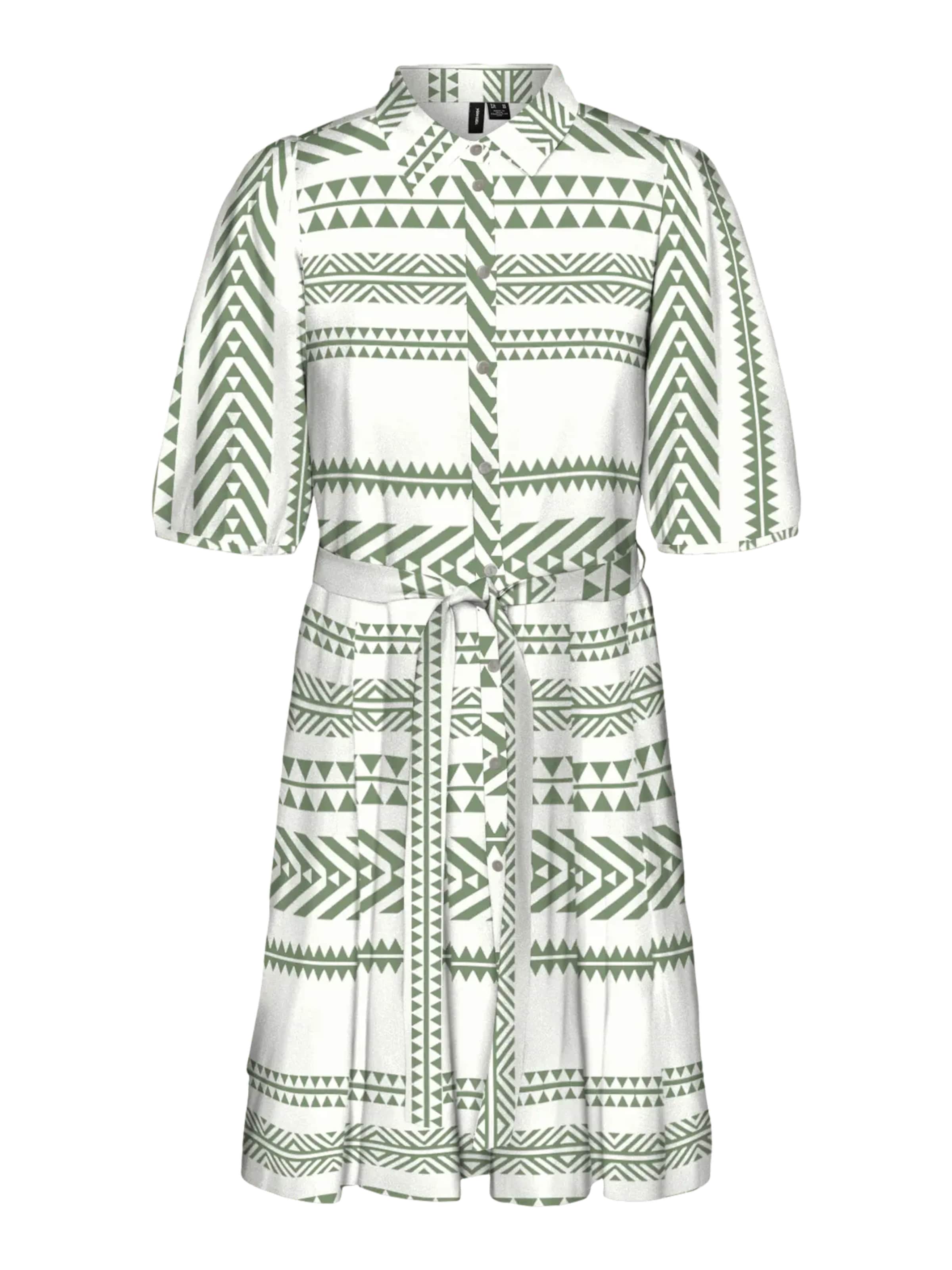 VERO MODA Jurk in Groen: voorkant